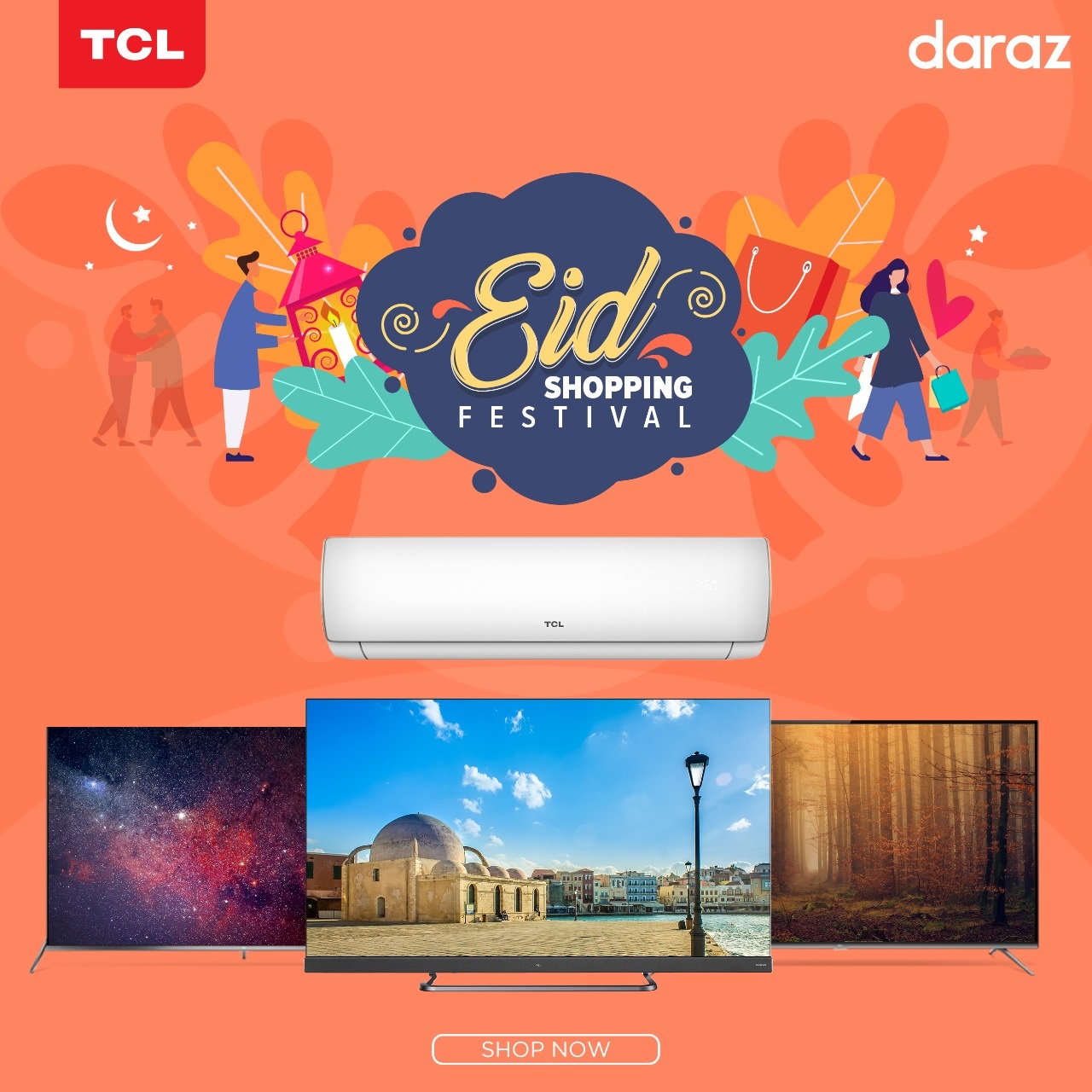 TCL, Daraz bring Eid Festival with mega discounts on LEDs and ACs