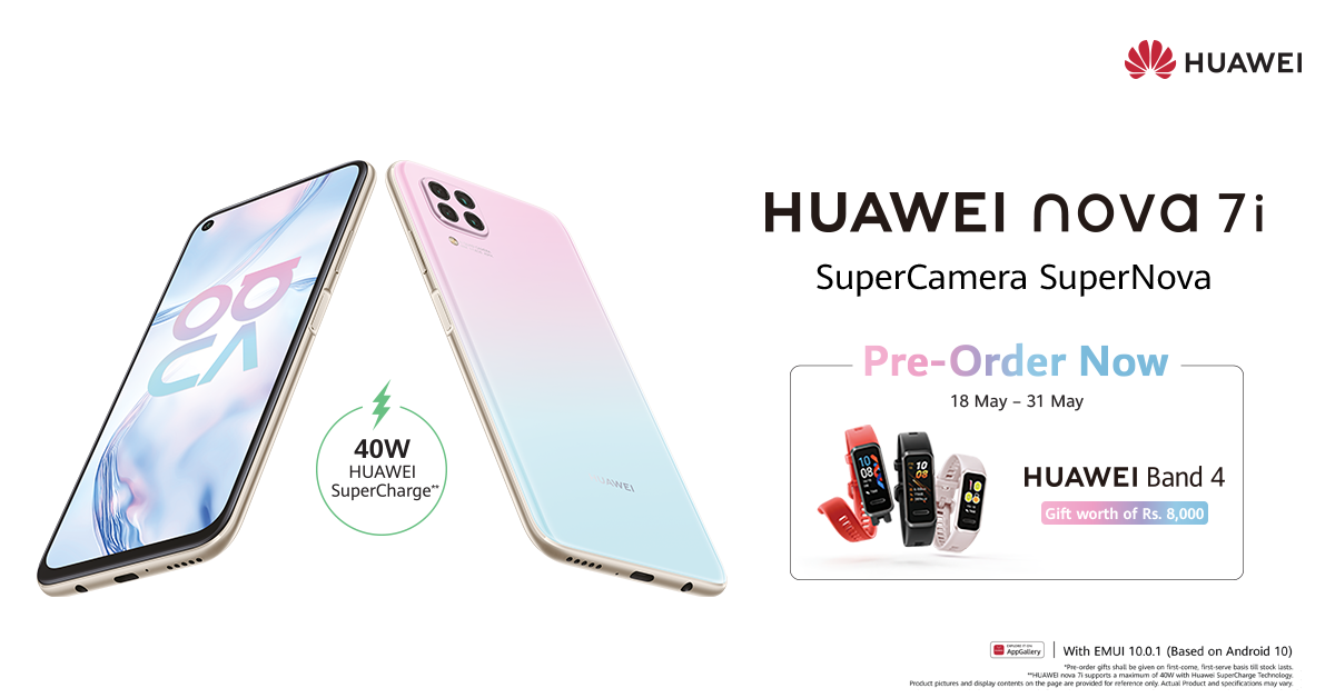 Huawei Nova 7i Opens Pre-orders in Pakistan