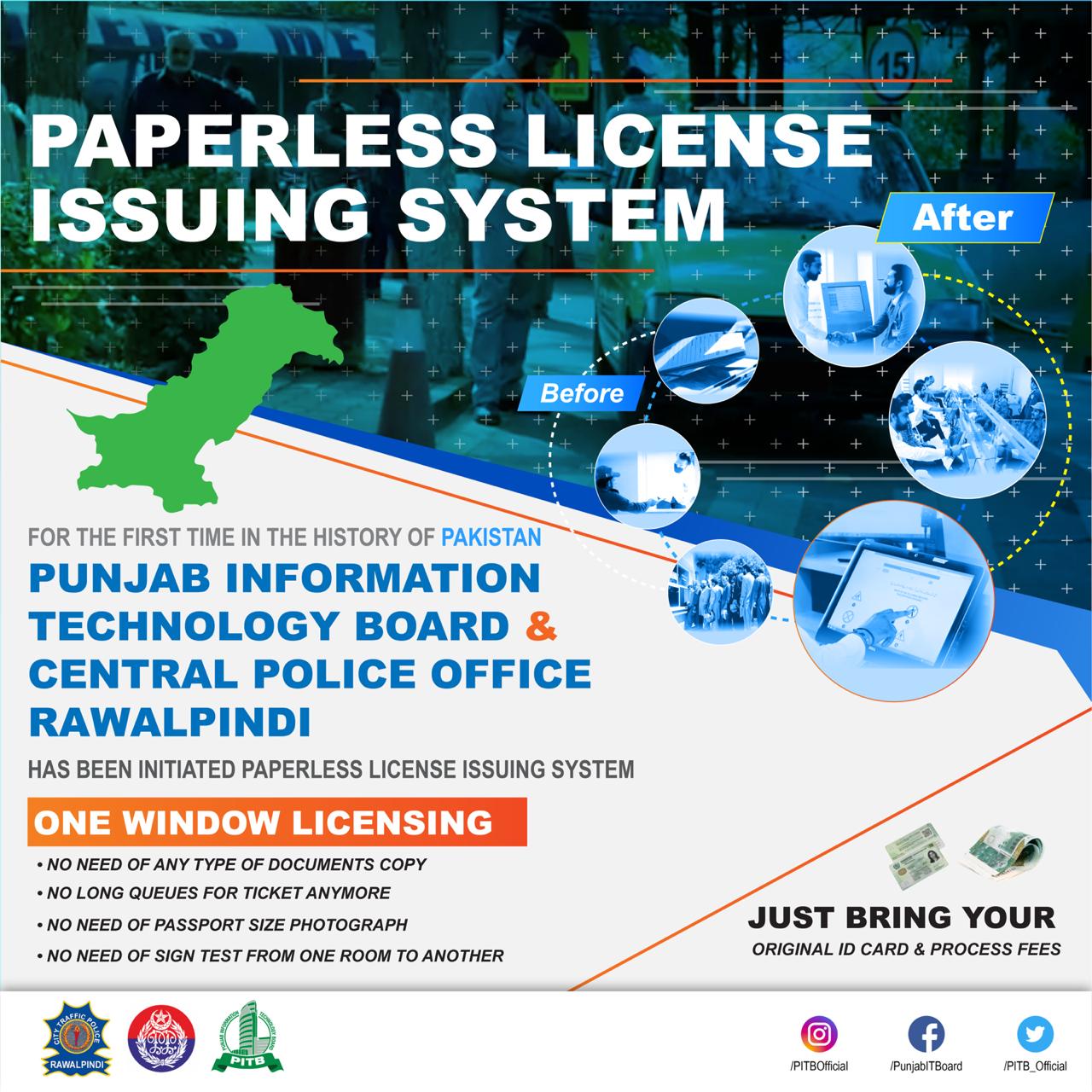Paperless Driving License Issuing System Goes Live