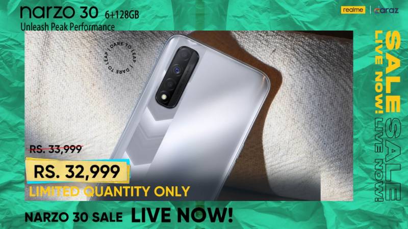 The real Gaming Beast realme Narzo 30 is Available Now