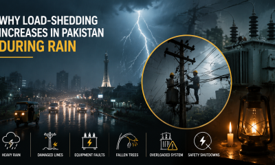 Why does electricity go out when it rains in Pakistan