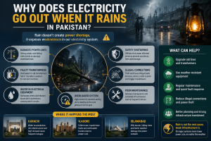 Why Does Electricity Go Out When It Rains in Pakistan?