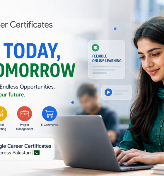 350,000 Google Career Certificates Open to Pakistanis