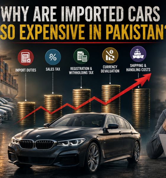 Rising costs of imported cars in Pakistan