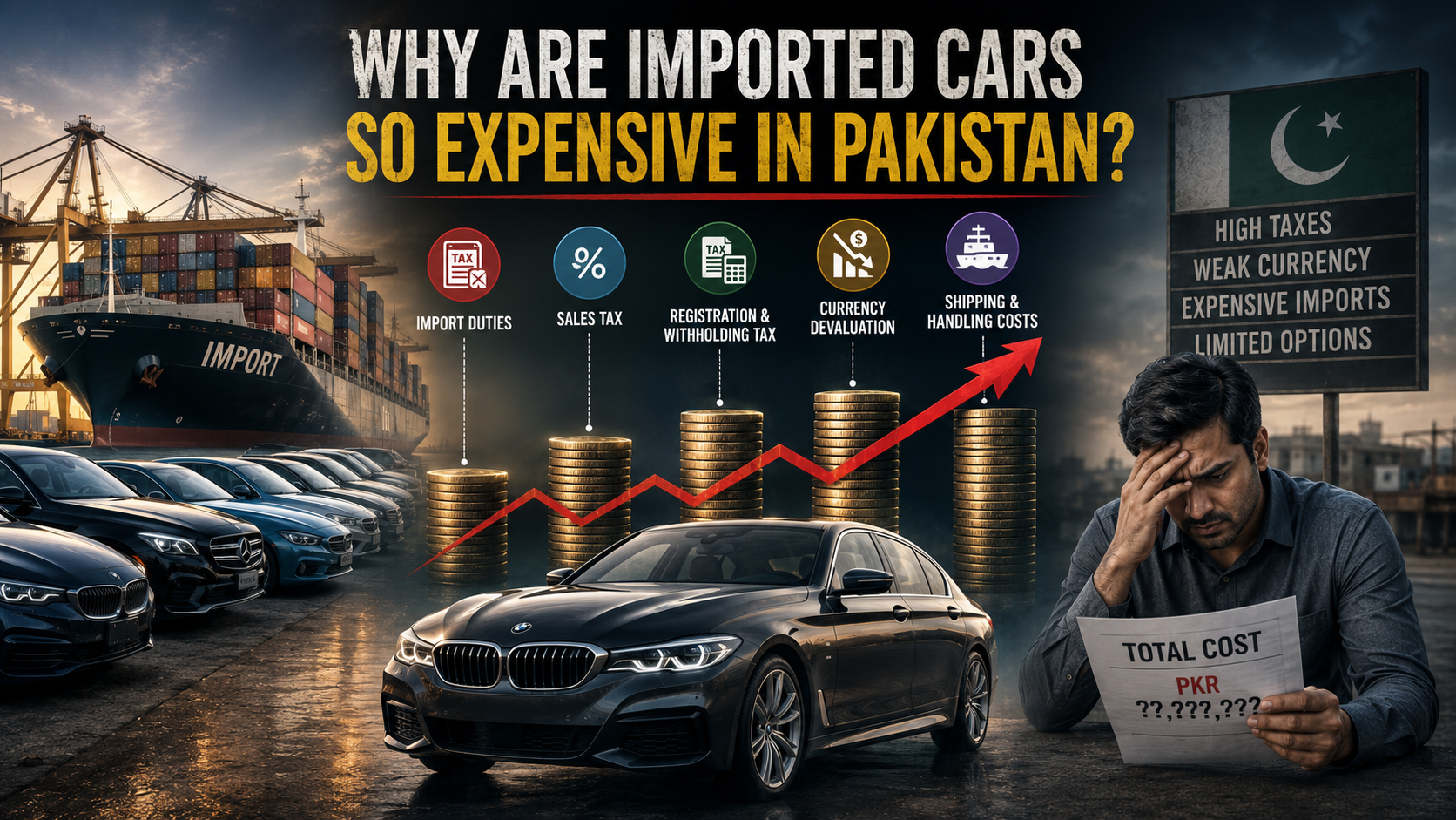 Rising costs of imported cars in Pakistan