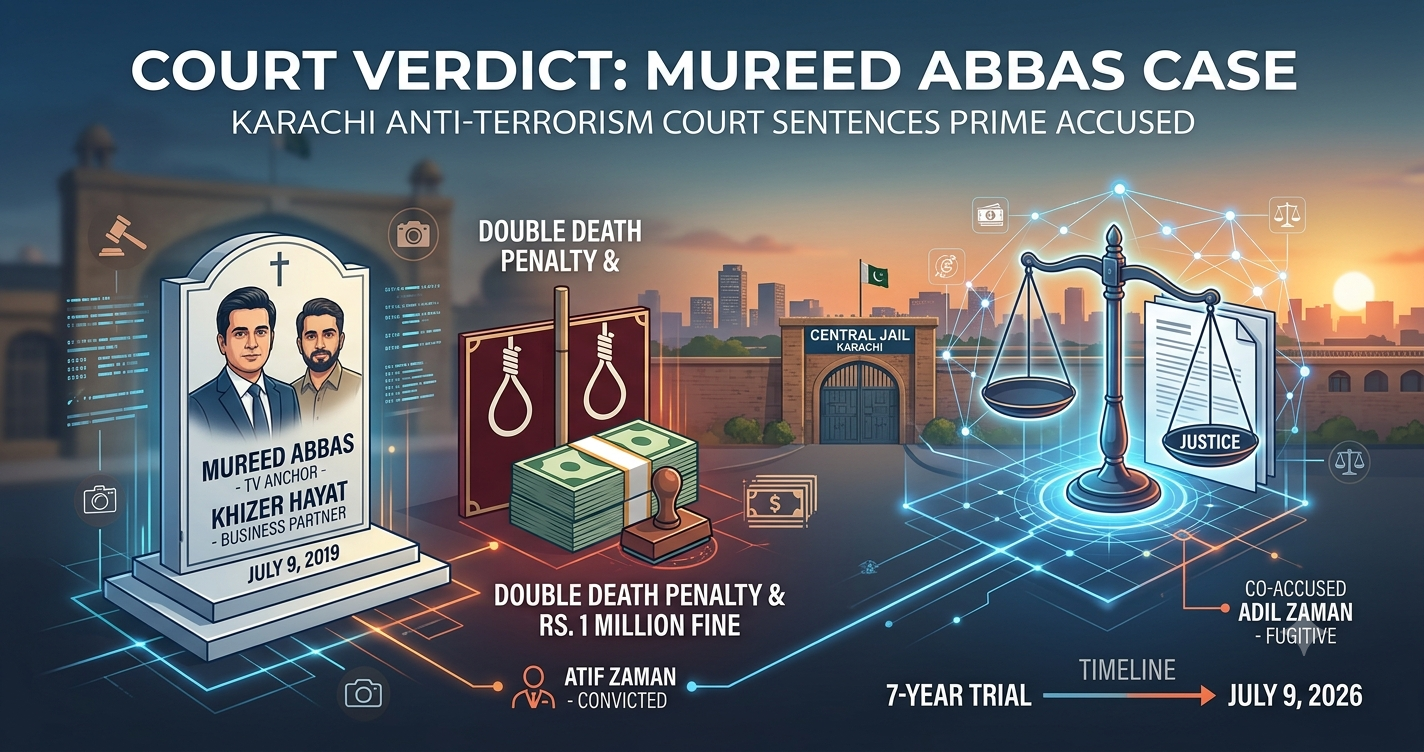 Court Issues Double Death Penalty in Mureed Abbas Murder Case