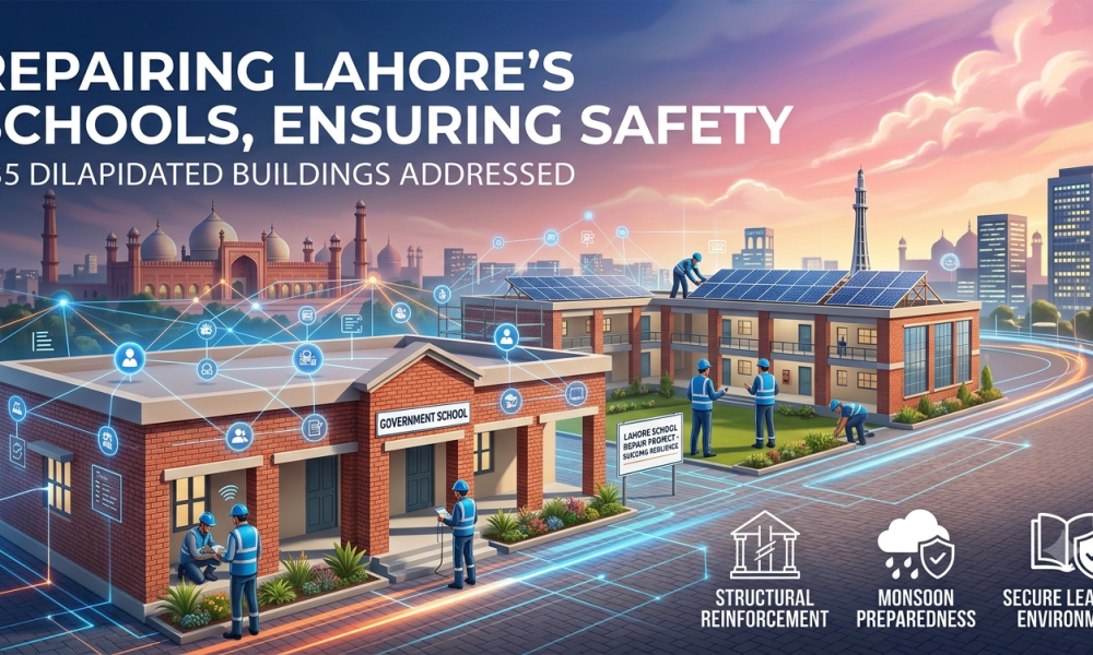 Lahore Orders Urgent Repair of 135 Dangerous School Buildings