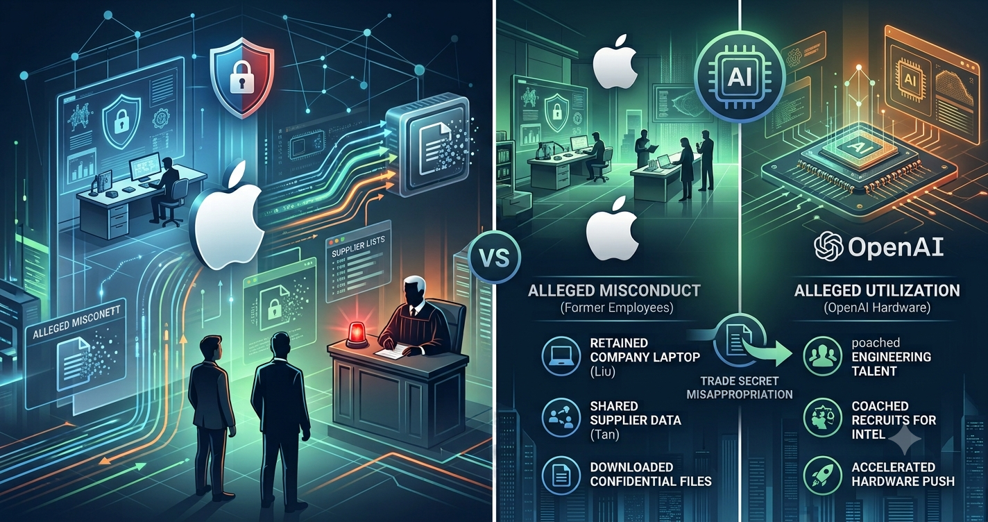 Apple Sues OpenAI Over Alleged Trade Secret Theft