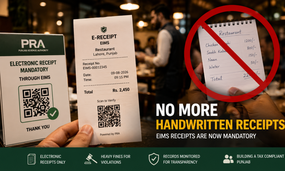 Punjab Restaurants Face Fines for Handwritten Receipts