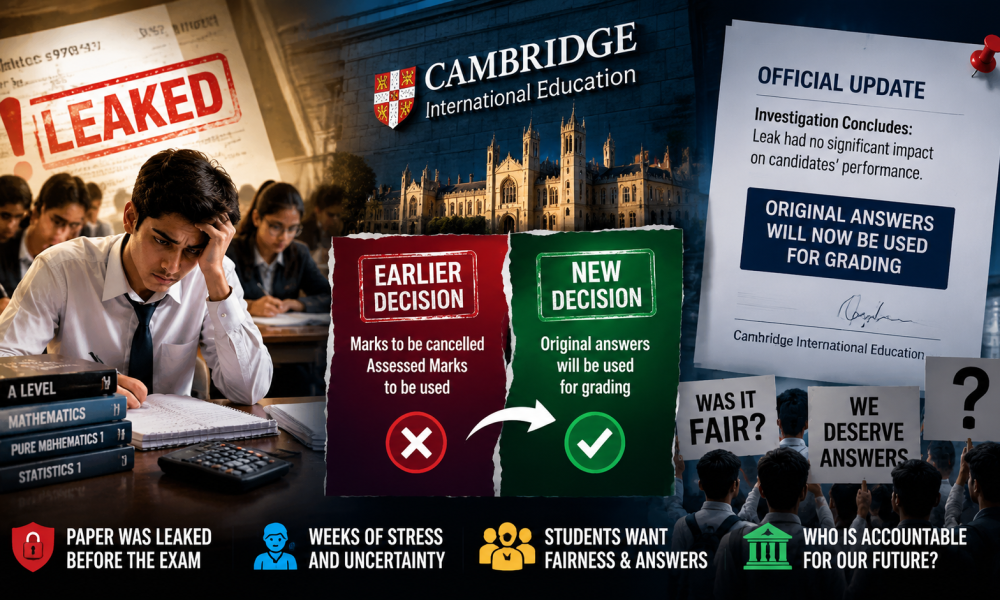 Cambridge A Level Maths Paper Leak Raises Student Fairness Concerns