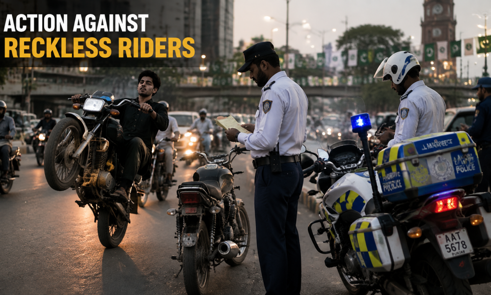Traffic Police Crackdown on Reckless Riders