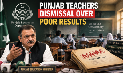 Punjab Teachers Dismissal Over Poor Results