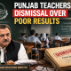 Punjab Teachers Dismissal Over Poor Results