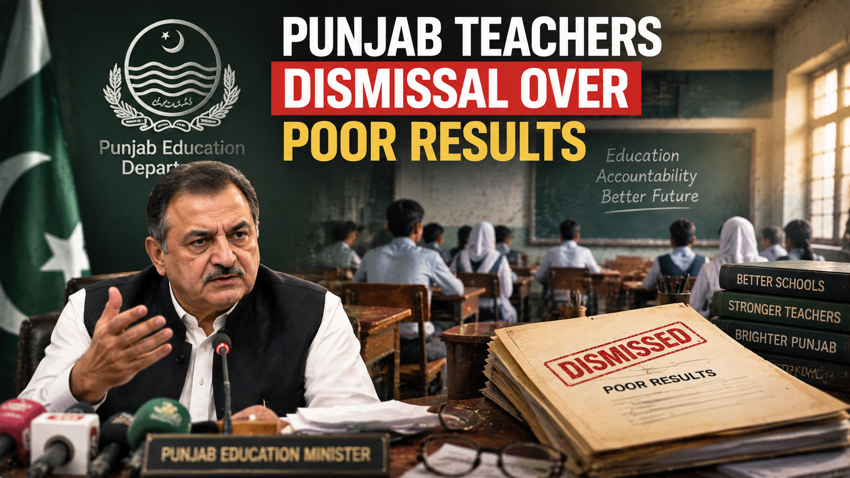 Punjab Teachers Dismissal Over Poor Results