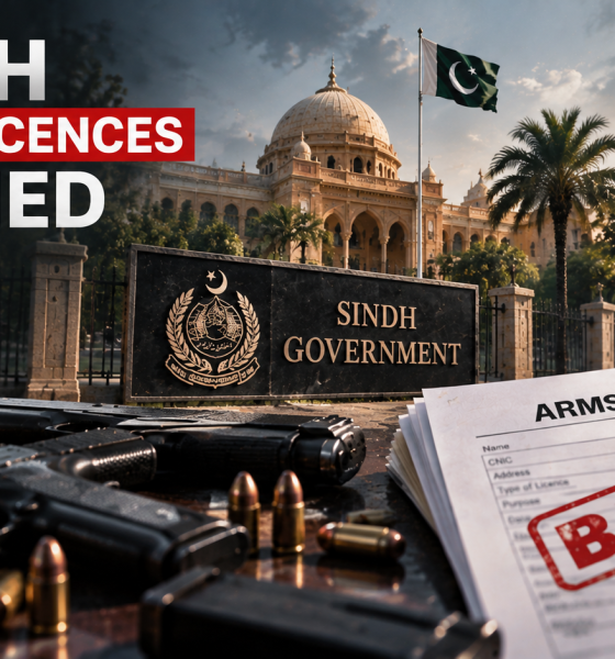 Sindh arms licence ban stops new firearm licences across the province