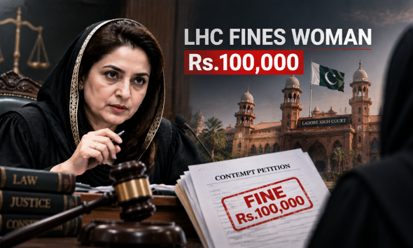 LHC Fines Woman Rs.100,000