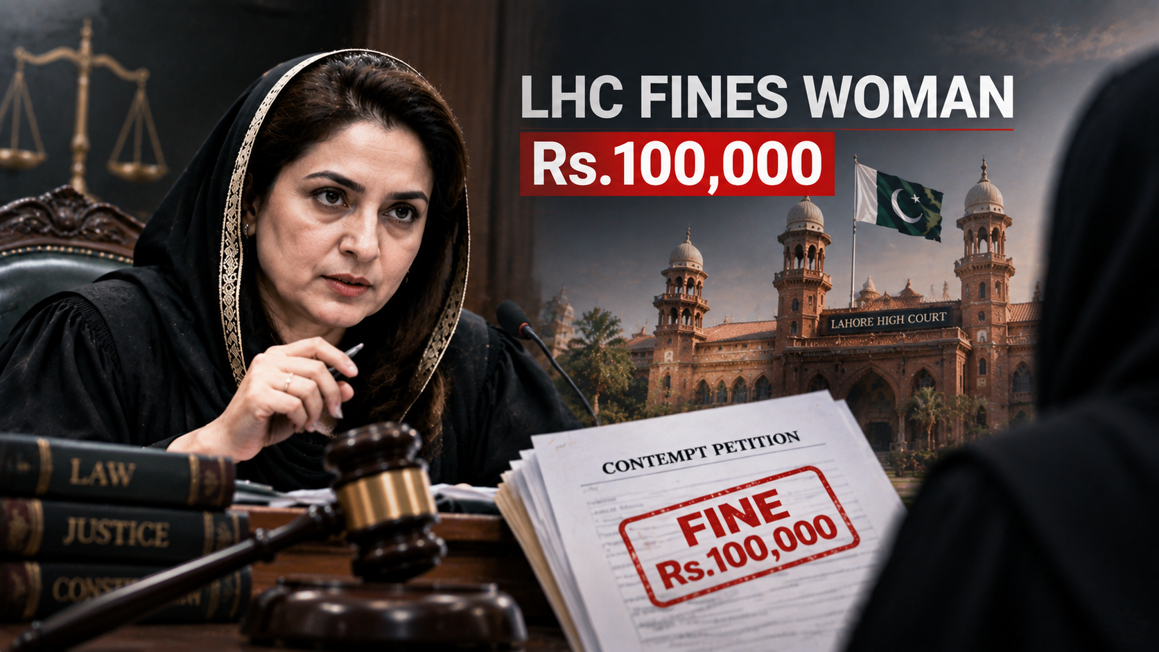 LHC Fines Woman Rs.100,000