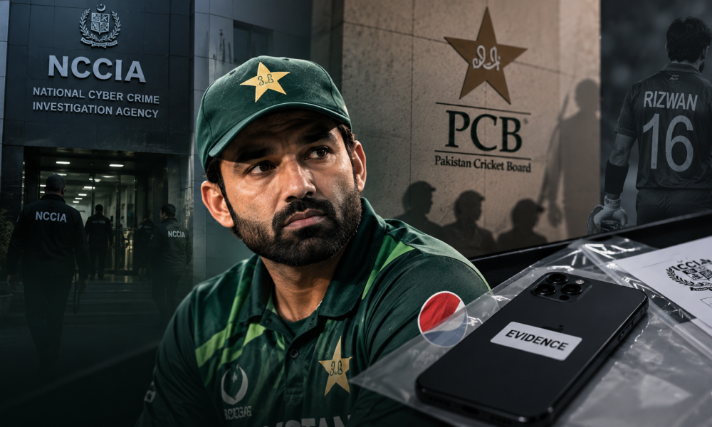 Mohammad Rizwan NCCIA inquiry and mobile phone investigation