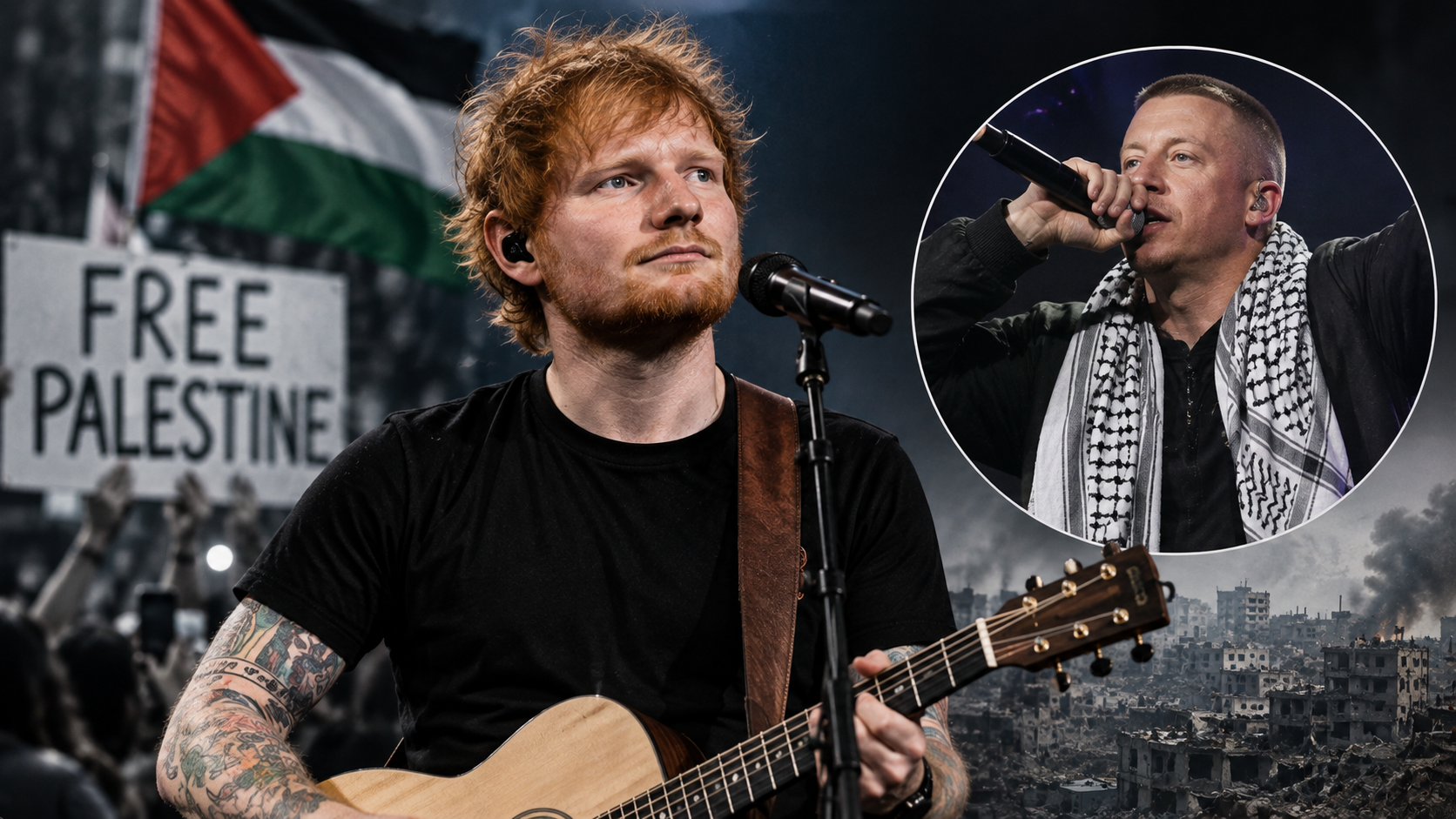Ed Sheeran addresses Macklemore controversy during Philadelphia concert