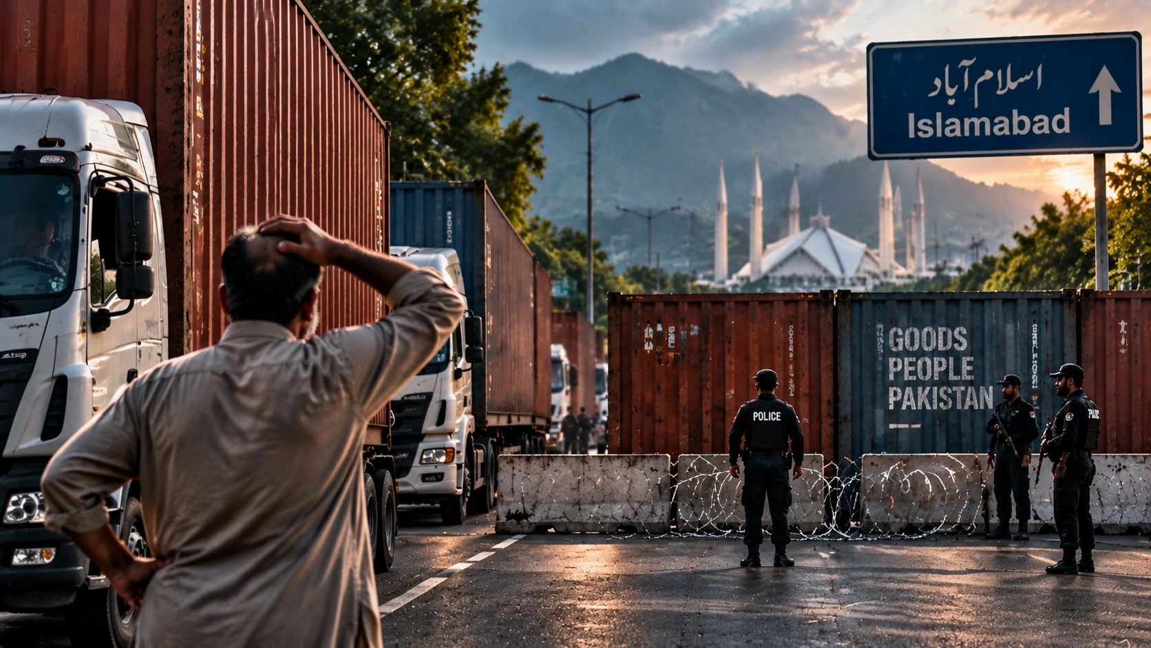 Islamabad container seizures and transporters demanding compensation