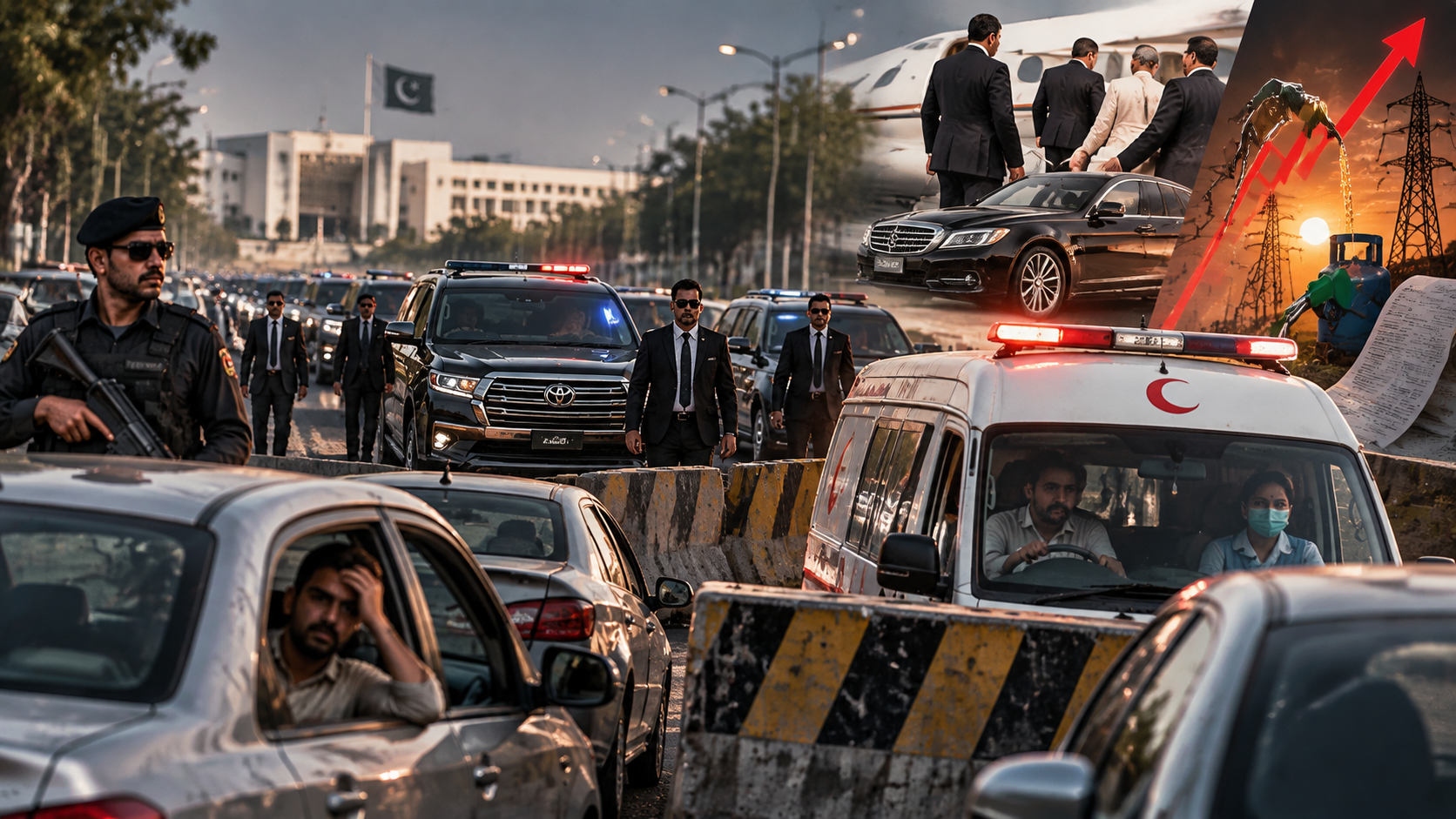 VIP protocol in Pakistan causing road closures and public inconvenience