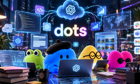 OpenAI Dots AI agents powered by GPT-6 Astra working autonomously
