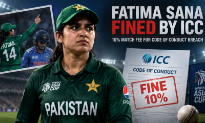 Fatima Sana Fined by ICC