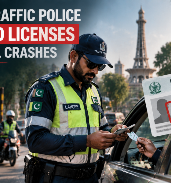 Lahore Traffic Police License Suspension