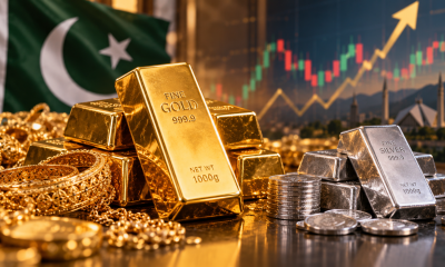 Gold bars representing gold prices in Pakistan today.