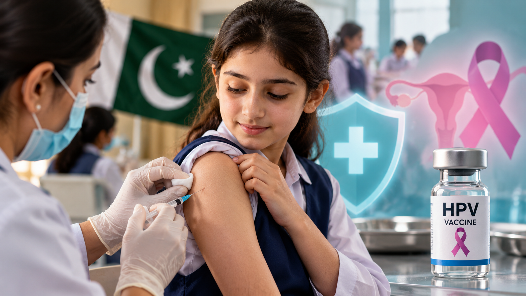 Health authorities urge parents to vaccinate girls against HPV in Pakistan